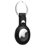Airtag Keyring, Airtag Case and Airtag Holder for Apple Airtags, Airtag Genuine PU Leather Case & Airtag Keyring to Protect Your Airtags On-The-Go with Apple Airtag Keyring Airtags Case