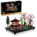 LEGO 10315 Icons Le Jardin Paisible, Kit de Jardinage Botanique Zen pour Adultes avec Fleurs de Lotus, Décoration Personnalisable, Inspiré par Les Traditions Japonaises, Cadeau pour Fête des Mères