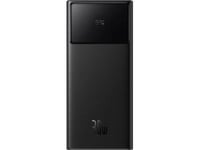 Powerbank Baseus Os-Baseus Star-Lord Digital Display Fast Charging Power Bank 30000Mah 30W Cluster Black（With Simple Series Charging Cable Usb To Type-C 3A 0.3M Black）