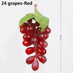 Artificial Grapes Fake Fruit Food Mini Simulation Raisin Red 24