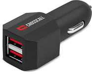 Crosscall CV2.PE.NR000 Chargeur Allume Cigare Double USB d'Origine Linux Noir