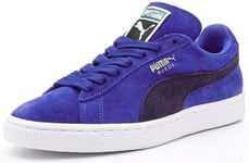 Puma Womens Dazzling Blue Navy Suede Classic Lace Up Trainers UK 4.5 NEW