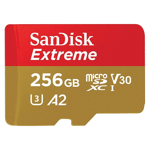 SanDisk Extreme Micro/SDXC 256GB 160MB/s A2