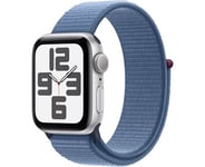Apple Watch SE GPS 40mm Silver Aluminium Case with Winter Blue Sport Loop - B-vare