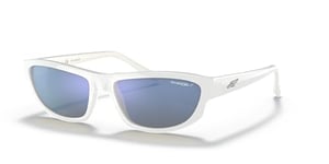 Ray-Ban Men's 0AN4260 Sunglasses, Brown (White), 56
