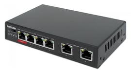 Intellinet 561686 nätverksswitchar Fast Ethernet (10/100) Strömförsörjning via Ethernet (PoE) stöd Svart