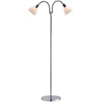 Nordlux - Ray Double Golvlampa Krom