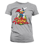 Woody Woodpecker Washed Japanese Logo Girly Tee, T-Shirt