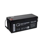 Q-Batteries 12LC-180 / 12V - 193Ah deep cycle AGM batteri (Forbrugsbatteri)