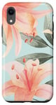 Coque pour iPhone XR Rose Lily 'Stargazer' Esthétique sans couture