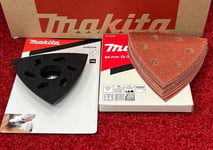 Makita Starlock Multi Tool Sanding Pad + 10Sheets DTM50 DTM51 TM3000 TM30D M9800