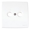 TELEVES Televes Plate for Outlet TV/Radio White 5441