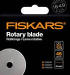Fiskars Titanium Rolling Blade, Straight Cut (45mm), Grey, Standard Size