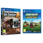 Bus Simulator 21 - Standard Edition - PS4 & Lawn Mowing Simulator Landmark Edition - PS4