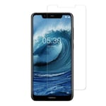 Nokia 5.1 Plus Härdat Glas Skärmskydd 0,3mm Transparent