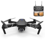 LS-E525 4K Single HD-kamera Mini foldbar RC Quadcopter Drone fjernflyvning (sort)