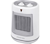 RUSSELL HOBBS RHFH1008 Portable Hot & Cool Convector Heater - White, White,Silver/Grey