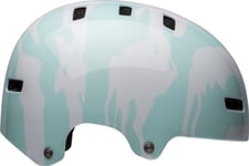 Bell Juniorhjälm Bell Span Hjälm Storlek: S(51-55 Cm), Välj Färg: Ravine Gloss White Blue