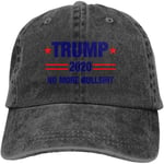 MiniMini Trump 2020 No More Bullshit Denim Hats Cowboy Hats Dad Hat