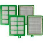 Vhbw - 4x filtre compatible avec AEG/Electrolux UltraSilencer aus 3966, ZE346B, ZE360WP, Z3347, VX7, VX8, VX6 aspirateur - Filtre hepa