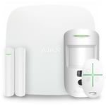 Ajax - Alarme maison sans fil Hub 2 - Kit 1 - Blanc