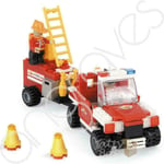 Toyrific Bricks Fire Engine Rescue Truck Fast Response Unit Building Brick Sety