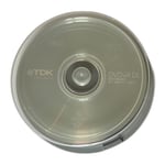 25 TDK Dual Layer DVD+R Double DL 240min 8.5GB 8X Speed Blank Discs in Spindle