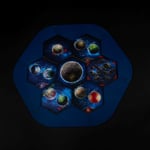 Laserox Map Frame for Twilight Imperium (Blue)