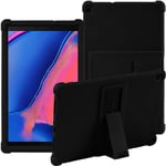 Samsung Galaxy Tab A 8.0" 2019 SM-T290 SM-T295 Case,ATOOZ PC Bracket Tablet Silicone Case,Anti-drop For Samsung Galaxy Tab A8 Cover (Black)