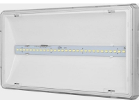AWEX Emergency lighting fitting EXIT L IP65 LED 6W 850lm 1h single-purpose AT white ETL/6W/BSE/AT/WH - ETL/6W/BSE/AT/WH
