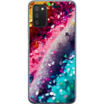 Samsung Galaxy A03s Gennemsigtig cover Glitter