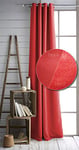 Today 257175 Rideau Isolant Polyester Pomme d'amour/Rouge 140 x 240 cm