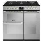 Stoves 444411461 Sterling Deluxe 90cm Dual Fuel Range Cooker - Stainless Steel