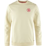 Fjällräven 1960 Logo Badge Sweater Men sweatshirt Chalk White-113 XL - Fri frakt