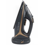 Beldray 2-In-1 Cordless Steam Iron Ceramic Soleplate Charging Base Copper 2600W