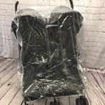 PVC Raincover Rain Cover fits My Babiie MB11 Twin  Stroller Pushchair