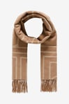 Soaked in Luxury - Halsduk slPentile Scarf - Brun