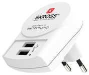 SKROSS, USB-laddare med dubbla uttag