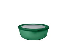 Mepal – Multi Bowl Cirqula Round – Food Storage Container with Lid - Suitable as Airtight Storage Box for The Fridge & Freezer, Microwave Container & Servable Dish – 1250 ml – Vivid Green