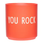 Design Letters - Favourite Mugg You Rock 25 cl Röd