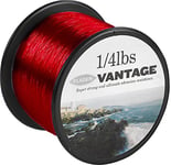 FLADEN VANTAGE PRO Bulk 1/4lb Spools of Extra Strong Monofilament Sea Fishing Line (RED) - comes in 15, 20, 25 & 30lbs
