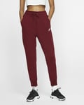 WOMENS NIKE TECH FLEECE PANTS JOGGERS SIZE M (BV3472 677) BORDEAUX