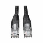 Eaton Tripp Lite Series Cat6 Gigabit Snagless Molded (UTP) Ethernet Cable (RJ45 M/M), PoE, Black, 5 ft. (1.52 m) - Cordon de raccordement - RJ-45 (M) pour RJ-45 (M) - 1.52 m - UTP - CAT 6 -...