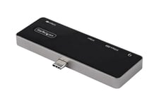 StarTech.com USB C Multiport Adapter, USB-C Mini Dock, USB-C to 4K 60Hz HDMI 2.0, With 100W Power Delivery Pass-Through Charging, 3-Port USB 3.0 Hub, Audio, USB Type-C Multiport Adapter - USB-C Travel Dock - dockingstation - USB-C - HDMI