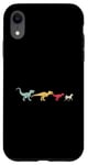 Coque pour iPhone XR Dinosaure Cheval Evolution Amusement Paléontologie