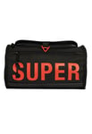 Superdry BAG TARP WASH BAG Black OS Women, Black/White, One Size, Casual