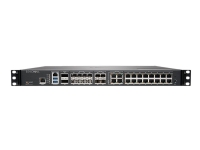 SonicWall NSsp 10700 - Sikkerhetsapparat - 40 Gigabit LAN, 100 Gigabit Ethernet, 5 GigE, 2.5 GigE, 25 Gigabit LAN - 1U - rackmonterbar