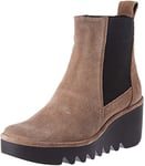 Fly London Women's Chelsea Boot, Taupe, 7 UK