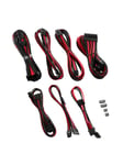 CableMod C-Series Pro ModMesh 12VHPWR Cable Kit for Corsair RM RMi RMx (Black Label) - Musta and Punainen