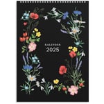 Väggkalender Burde 1799 Illustrerad Blomster 2025 A4